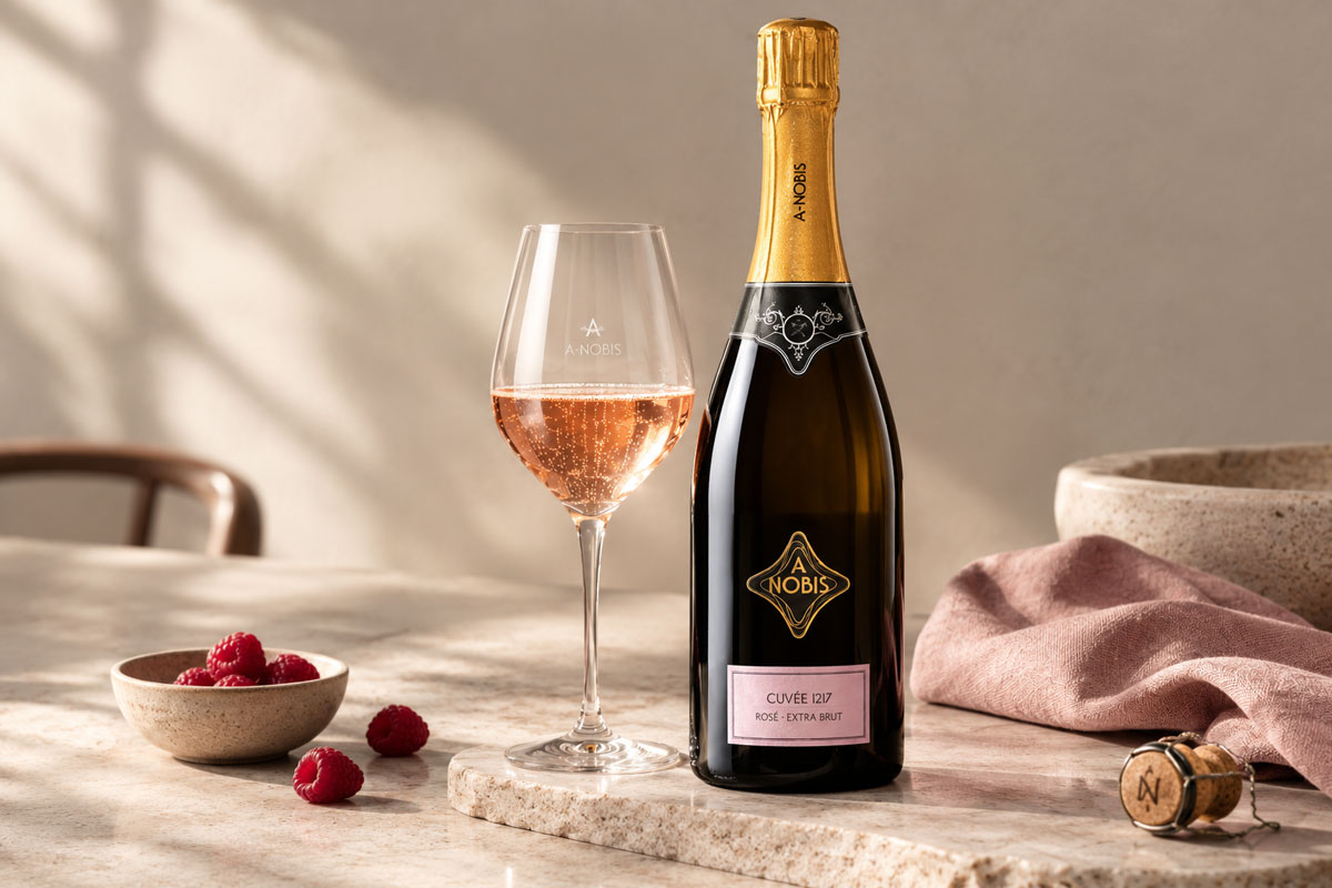 Cuvee 1217 Rose, Beispielbild, Ai generiert